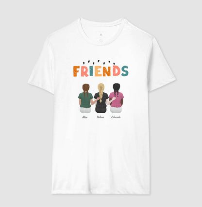 Camiseta Personalizada - Melhores Amigas