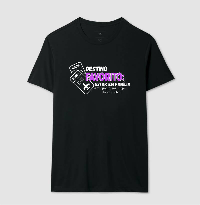 Camiseta Viagem Família meu Destino Favorito