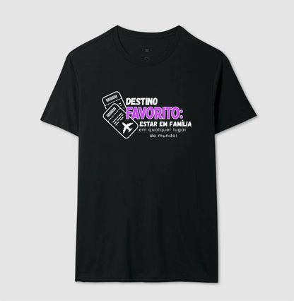 Camiseta Viagem Família meu Destino Favorito
