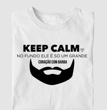 Camiseta Pai  Keep Calma Barba