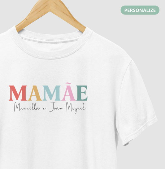 Camiseta - Mamãe colorida