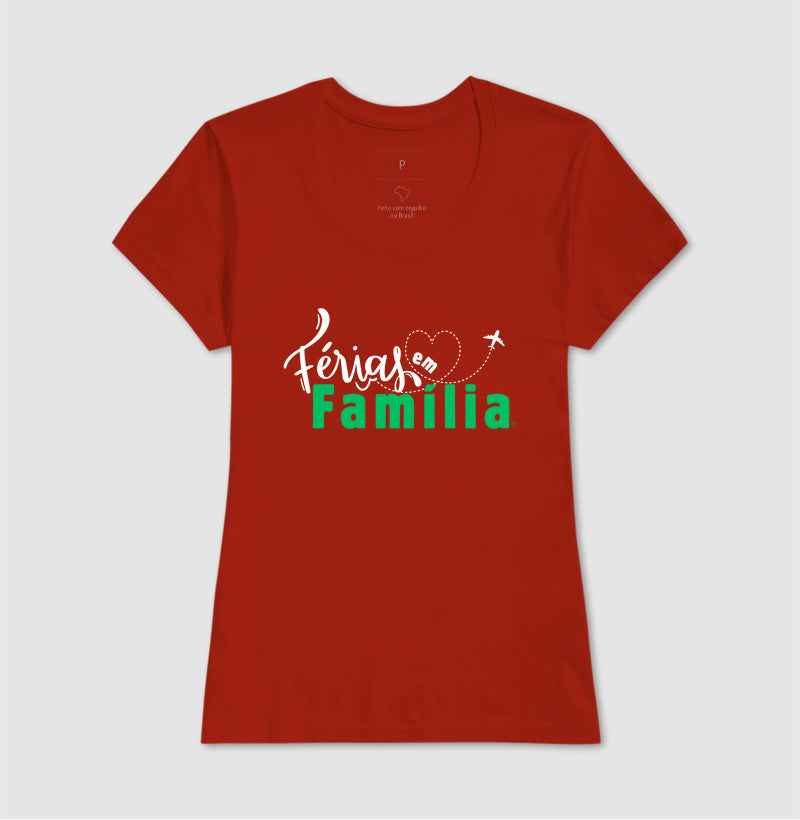 Camiseta - Férias em Família