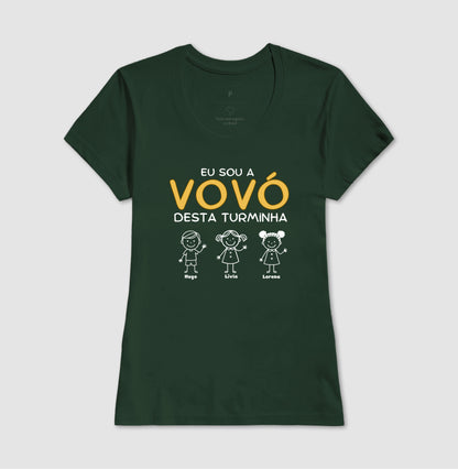 Camiseta Personalizada Eu sou a Vovó desta turminha