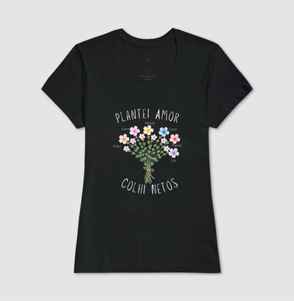Camiseta Personalizada Plantei amor, colhi netos