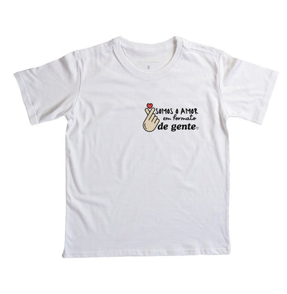 Camiseta Infantil Família Formato de Gente