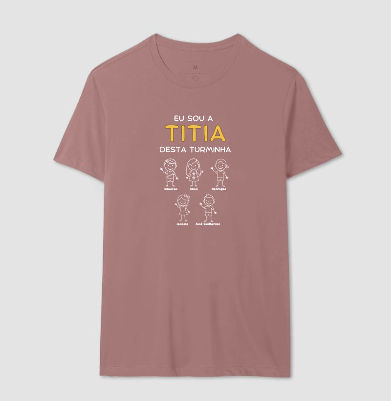 Camiseta Personalizada Eu sou o Titio/Titia desta turminha