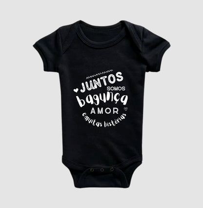Body Infantil - Família Juntos somos Bagunça