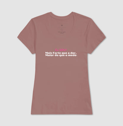 Camiseta Personalizada - Eu sou maior do que a dor