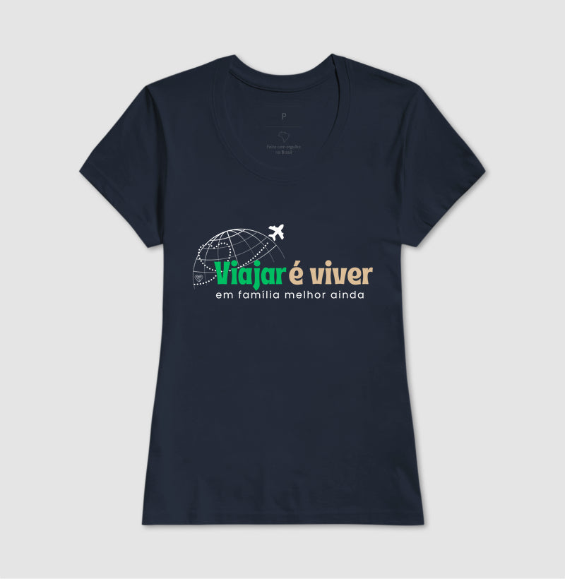 Camiseta Viajar é Viver