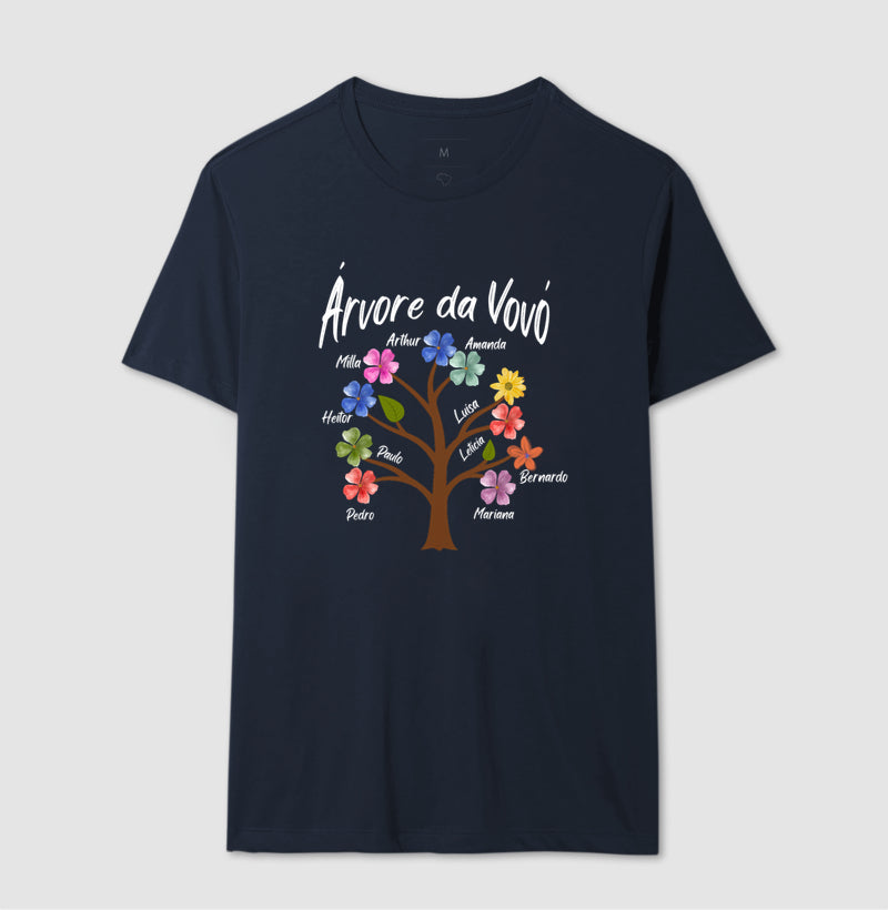 Camiseta Personalizada Árvore da Vovó