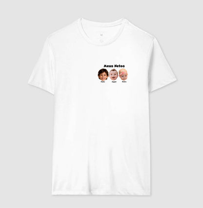 Camiseta Personalizada Meus Tesouros Pai/Avô