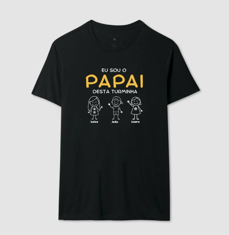 Camiseta Personalizada Eu sou o Papai desta turminha