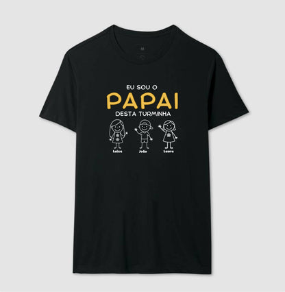 Camiseta Personalizada Eu sou o Papai desta turminha