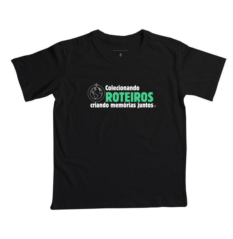 Camiseta Infantil Viagem Colecionando Roteiros