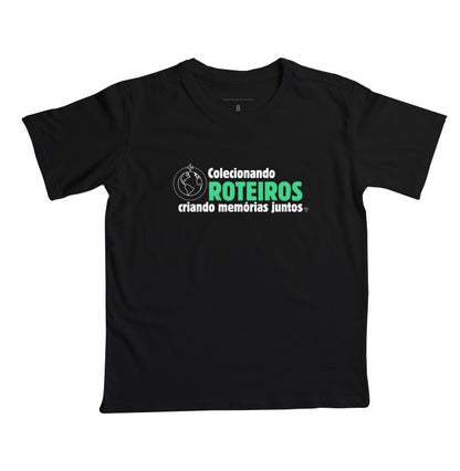 Camiseta Infantil Viagem Colecionando Roteiros