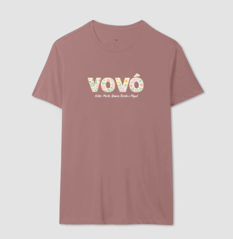 Camiseta Personalizada Bisavó / Vovó Floral
