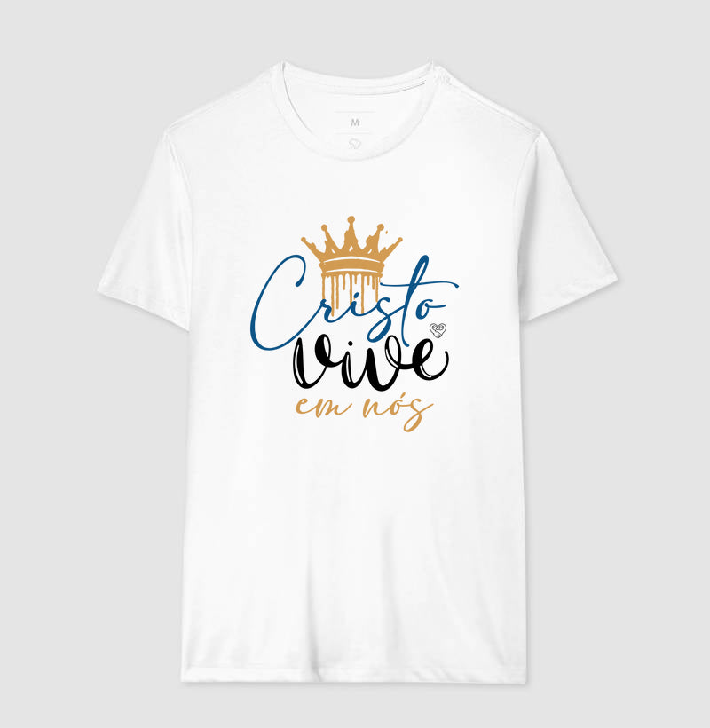 Camiseta Cristo vive em nós