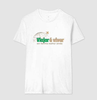 Camiseta - Viajar é Viver