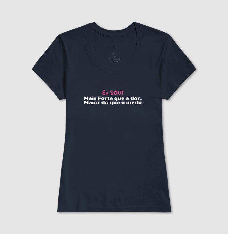 Camiseta Personalizada - Eu sou maior do que a dor