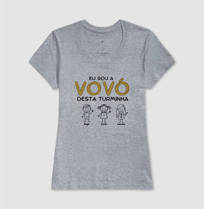 Camiseta Personalizada Eu sou a Vovó desta turminha