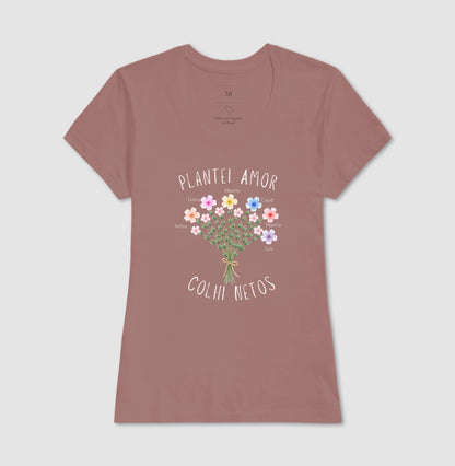 Camiseta Personalizada Plantei amor, colhi netos