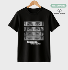 Camiseta Personalizada Olhares (Algodão Peruano)