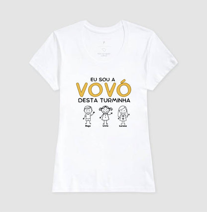 Camiseta Personalizada Eu sou a Vovó desta turminha