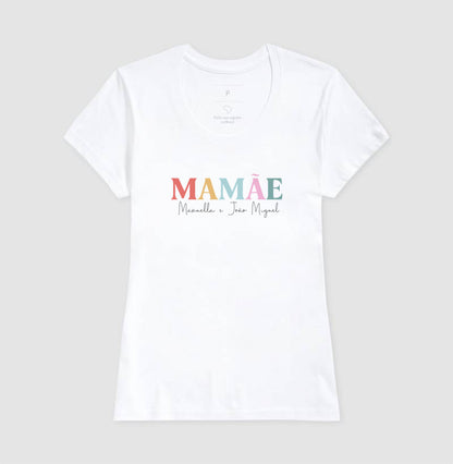 Camiseta - Mamãe colorida
