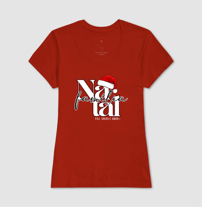 Camiseta Natal Paz, união e amor