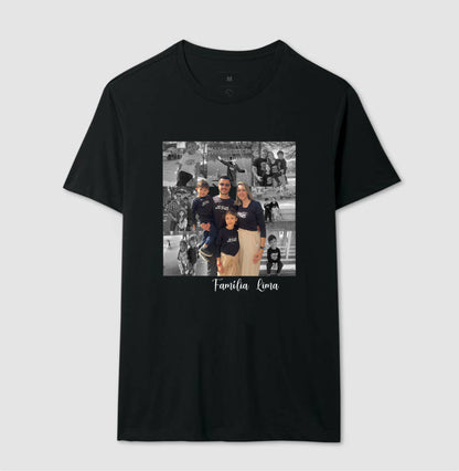 Camiseta Família - Quadrados de História