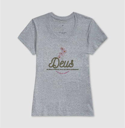 Camiseta Personalizada - Eu sou a prova dos cuidados de Deus