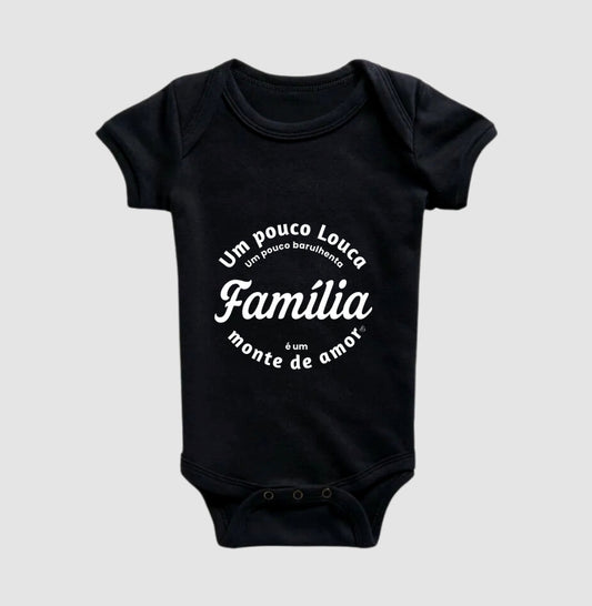 Body Infantil Família um monte de amor