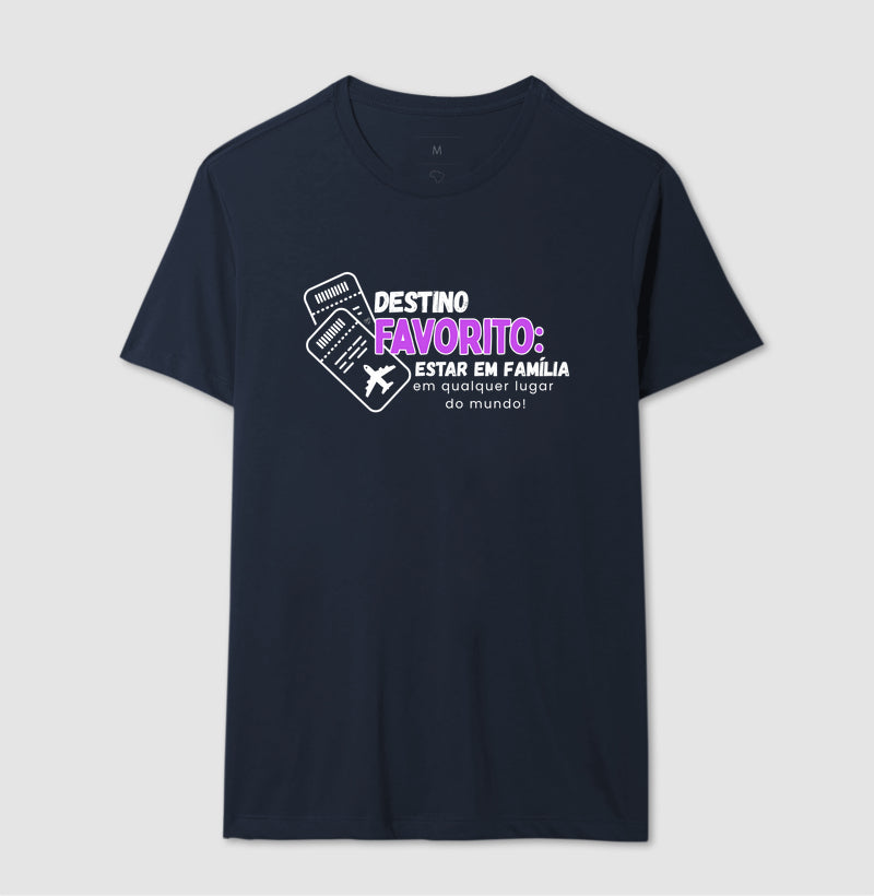 Camiseta Viagem Família meu Destino Favorito