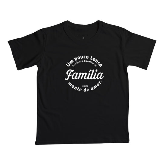 Camiseta Infantil Família - Um monte de amor