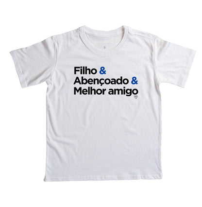 Camiseta Infantil - Melhor amigo do Pai