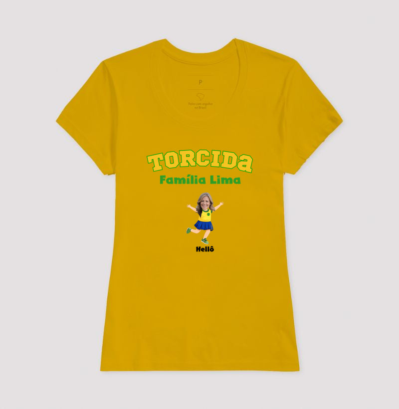 Camiseta Personalizada Torcida da Família