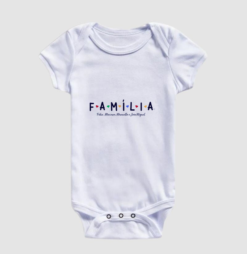 Body Infantil- Família Divertida