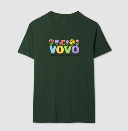 Camiseta Personalizada Vovó com Flores