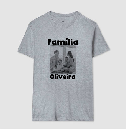 Camiseta Família - Foto Retrato