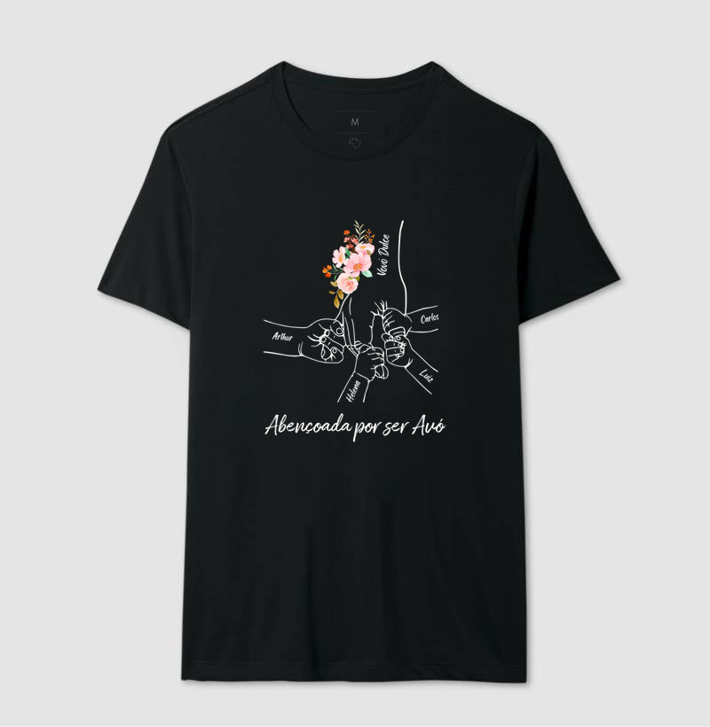 Camiseta Personalizada Abençoada por ser avó