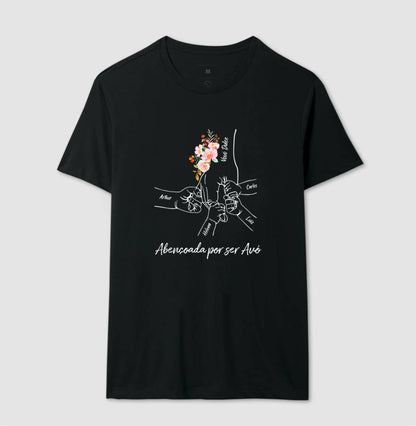 Camiseta Personalizada Abençoada por ser avó