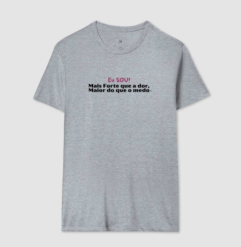 Camiseta Personalizada - Eu sou maior do que a dor