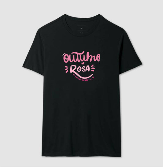Camiseta Personalizada - Outubro Rosa