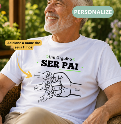 Camiseta Personalizada Orgulho Ser Pai