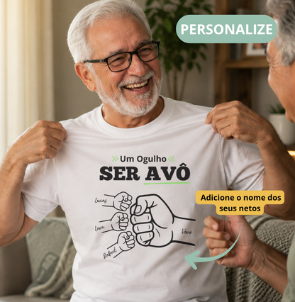 Camiseta Personalizada Orgulho Ser Avô