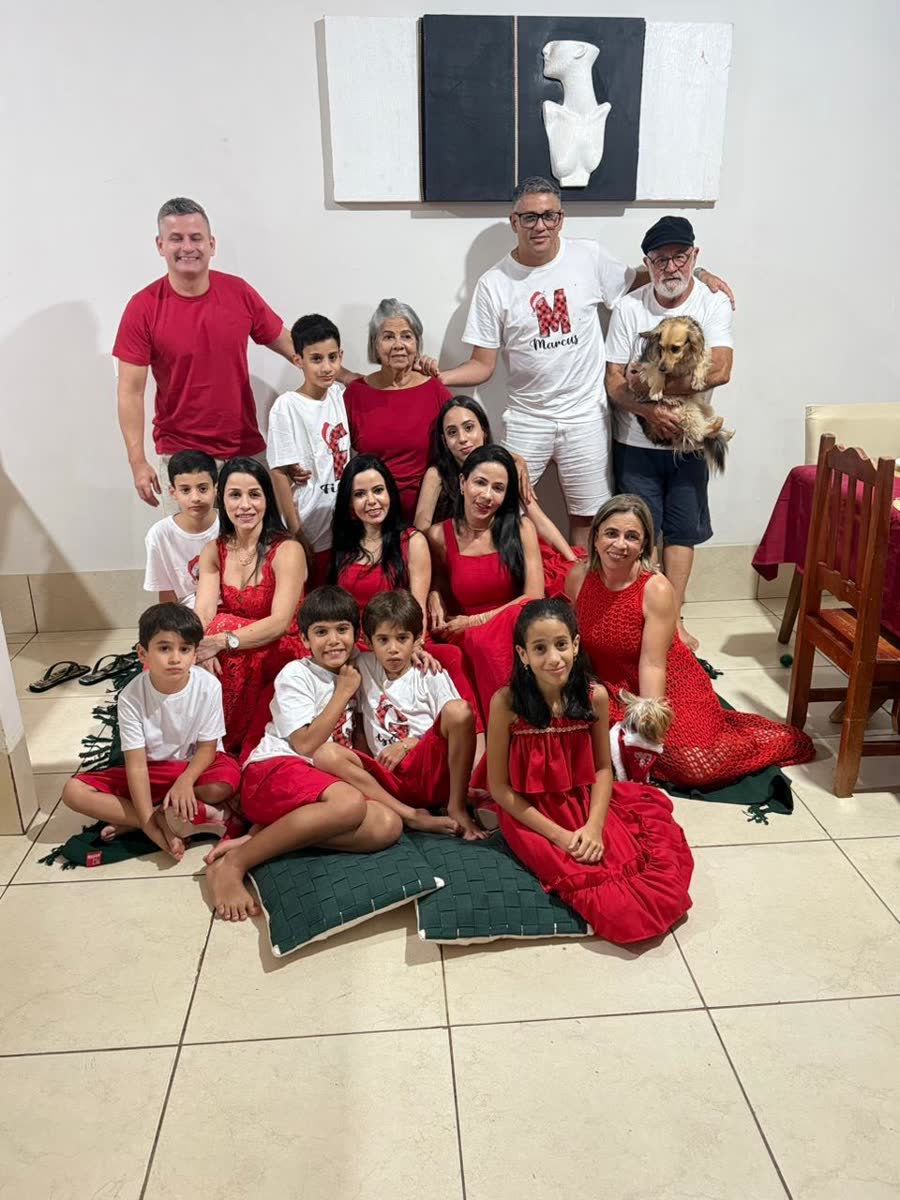 A família toda combinando